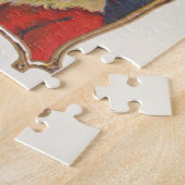 ビンテージクリスマス、ビクトリアンパイプ付きサンタクロース ジグソーパズル (側面)