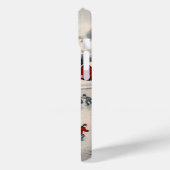 ビンテージクリスマス、ビクトリアン池のアイススケーター Case-Mate iPhoneケース (裏面 / 左)