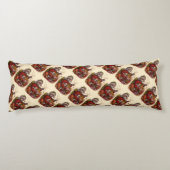 ビンテージクリスマス、ビクトリア時代のサンタクロースのパイプおもちゃ ボディピロー (裏面)