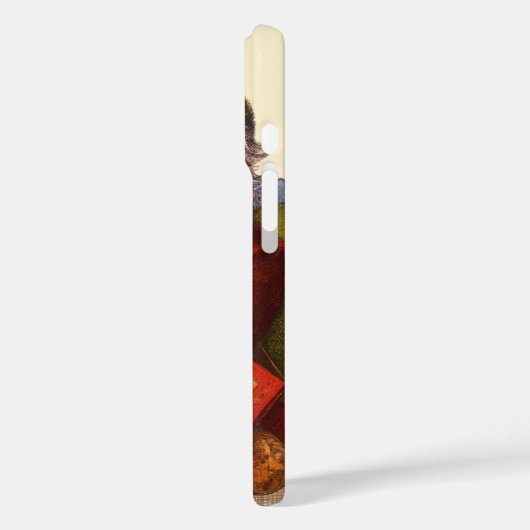 ビンテージクリスマス、ビクトリア時代のサンタクロースのパイプおもちゃ Case-Mate iPhoneケース (裏面 / 左)