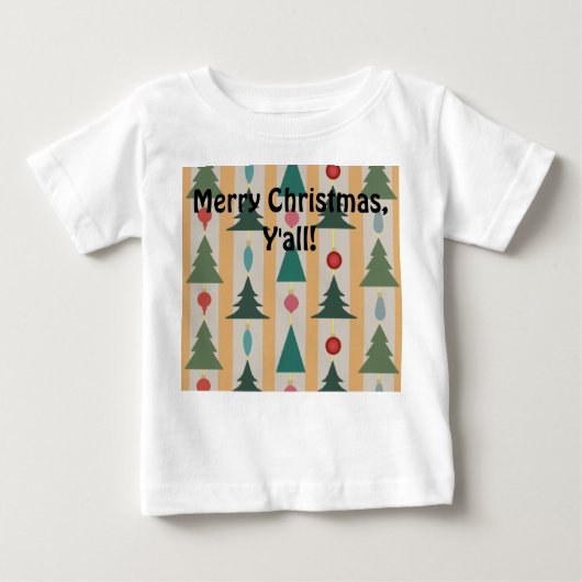 ビンテージクリスマス ベビーTシャツ (正面)