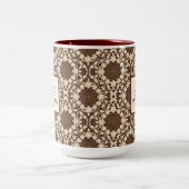 ビンテージクリスマス、ホリー離れズ&ベリー ツートーンマグカップ (中央)