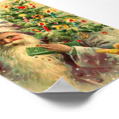 ビンテージクリスマス ポスター (角)