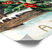 ビンテージクリスマス ポスター (角)