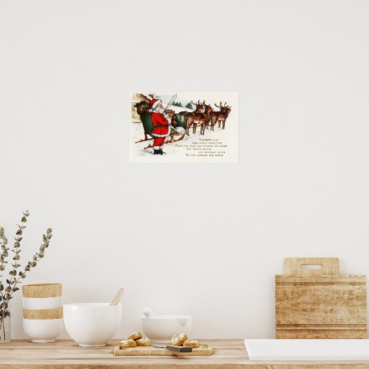 ビンテージクリスマス ポスター (キッチン)