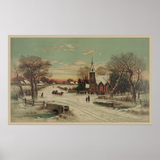 ビンテージクリスマス ポスター (正面)