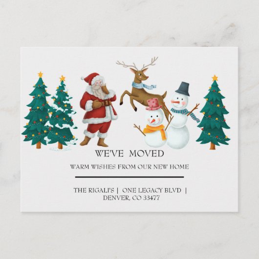 ビンテージクリスマス ポストカード (正面)