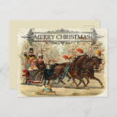 ビンテージクリスマス ポストカード (正面/裏面)