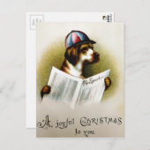 ビンテージクリスマス ポストカード (正面/裏面)