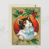 ビンテージクリスマス ポストカード (正面/裏面)