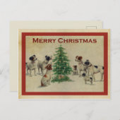 ビンテージクリスマス ポストカード (正面/裏面)