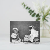 ビンテージクリスマス ポストカード (スタンド正面)