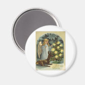 ビンテージクリスマス マグネット (正面/裏面)