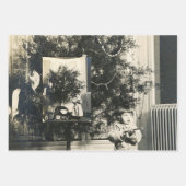 ビンテージクリスマス ラッピングペーパーシート (正面3)