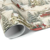 ビンテージクリスマス ラッピングペーパー (ロールコーナー)