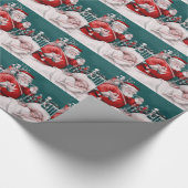 ビンテージクリスマス ラッピングペーパー (角)