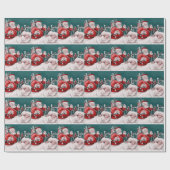 ビンテージクリスマス ラッピングペーパー (フラット)