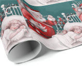 ビンテージクリスマス ラッピングペーパー (ロールコーナー)