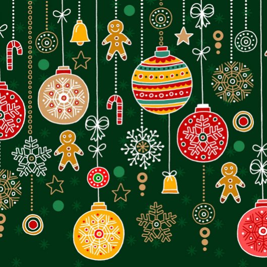 ビンテージクリスマス ラッピングペーパー