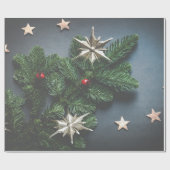 ビンテージクリスマス ラッピングペーパー (フラット)