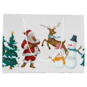 ビンテージクリスマス ラージペーパーバッグ (裏面)