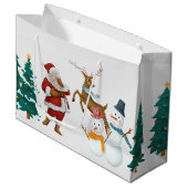 ビンテージクリスマス ラージペーパーバッグ (正面アングル)