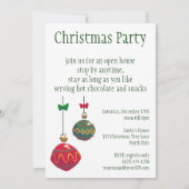 ビンテージクリスマス ヴィクトリアンサンタクロース アイススケーター 招待状 (裏面)