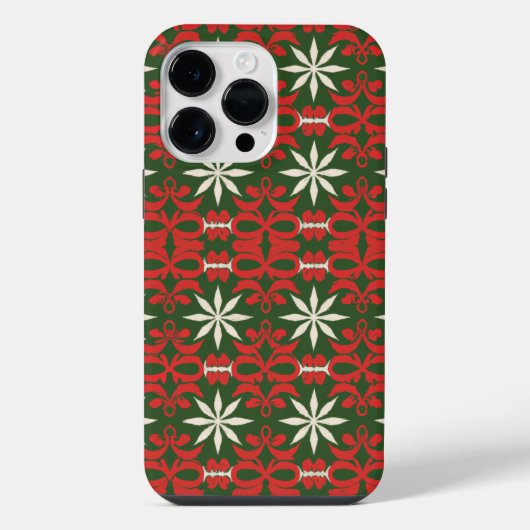 ビンテージクリスマス/冬 iPhoneケース (裏面)