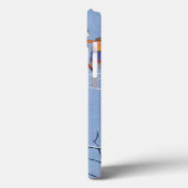 ビンテージクリスマス、子供たちが湖でアイススケート Case-Mate iPhoneケース (裏面 / 左)