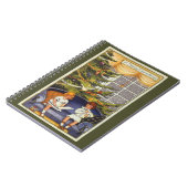 ビンテージクリスマス、子供たちソファに座る ノートブック (左側)