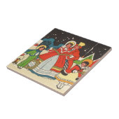 ビンテージクリスマス 家族で歌うクリスマスソング タイル (側面)