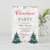 ビンテージクリスマス 招待状 (スタンド正面)
