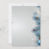 ビンテージクリスマス 招待状 (裏面)