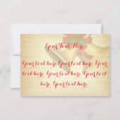 ビンテージクリスマス 招待状 (裏面)