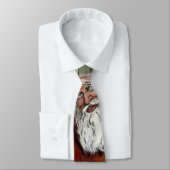 ビンテージクリスマス、暖炉のそばの聖ニコラス ネクタイ (タイ)