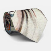 ビンテージクリスマス、暖炉の前の聖ニコラス ネクタイ (ロール)