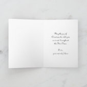 ビンテージクリスマス、簡単からカード シーズンカード (内部)