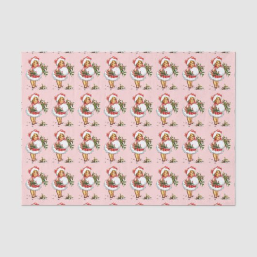 ビンテージクリスマス 薄葉紙 (正面)