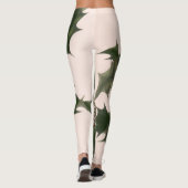 ビンテージクリスマス、赤い実のホーリー植物 レギンス (裏面)