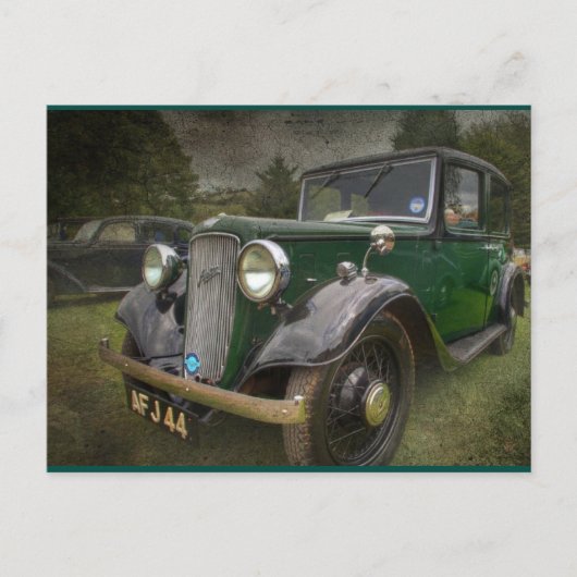 ビンテージクールカーヴィンテージはがき ポストカード (正面)