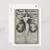 ビンテージコルセット広告 ポストカード (正面/裏面)