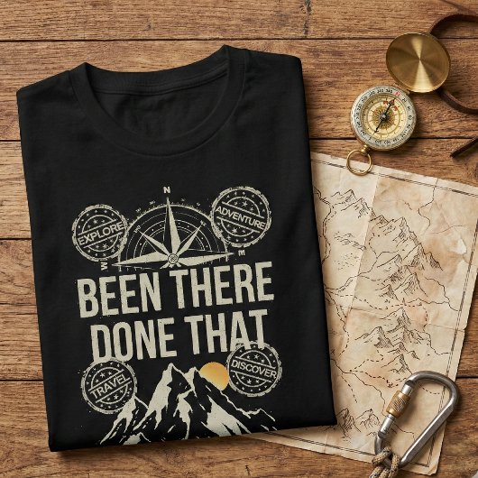 ビンテージコンパスマウンテンでやり遂げた Tシャツ
