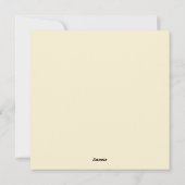 ビンテージサンタのトロピカルビーチホリデーレトロ シーズンカード (裏面)