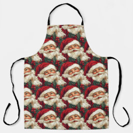 ビンテージサンタクロースクリスマス エプロン