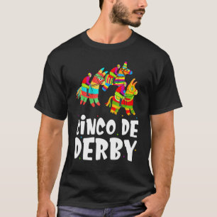 ビンテージシンコデマヨダービーケンタッキーダービー馬の競馬 Tシャツ