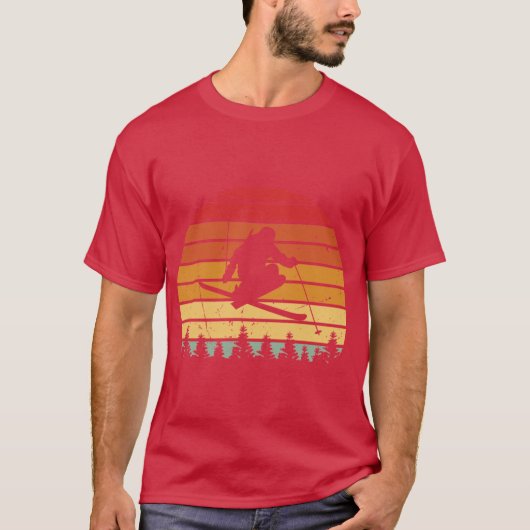 ビンテージスキー少年 Tシャツ (正面)