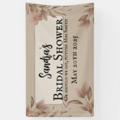 ビンテージスタイルのソフトカラーボホチック 横断幕 (縦)