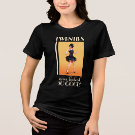ビンテージスタイルの二十年代 トライブレンドTシャツ