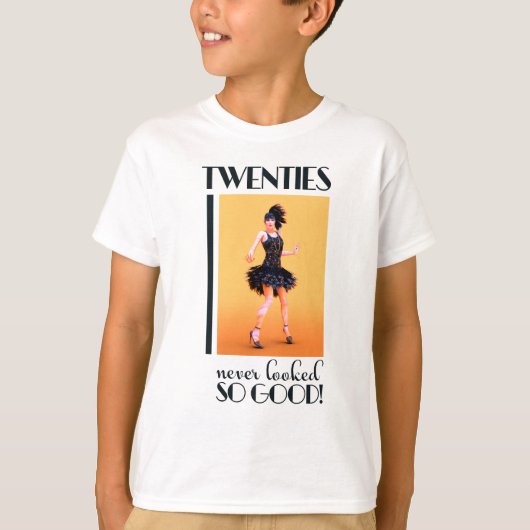 ビンテージスタイルの二十年代 Tシャツ (正面)