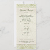 ビンテージスタイルの青いアジサイの花のスワールダマスク 招待状 (裏面)